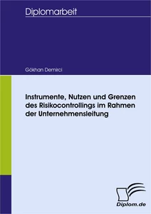 Titel: Instrumente, Nutzen und Grenzen des Risikocontrollings im Rahmen der Unternehmensleitung