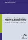 Titel: Implikationen von Forschungsdesign und -ergebnissen zur Vermögensumverteilung zulasten von Mitarbeitern bei Leveraged Buyouts für die Forschung in Deutschland