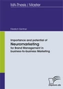 Titel: Importance and potential of Neuromarketing for Brand Management in business-to-business Marketing