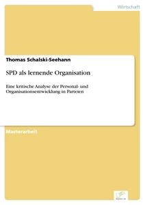 Titel: SPD als lernende Organisation