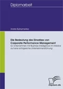 Titel: Die Bedeutung des Einsatzes von Corporate Performance Management für Unternehmen mit Business Intelligence im Hinblick auf eine erfolgreiche Unternehmensführung