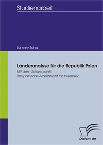 Titel: Länderanalyse für die Republik Polen