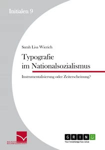 Titel: Typografie im Nationalsozialismus