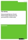 Titre: Einsatzmöglichkeiten flacher Elektromagnet-Bauformen für pneumatische Schaltventile