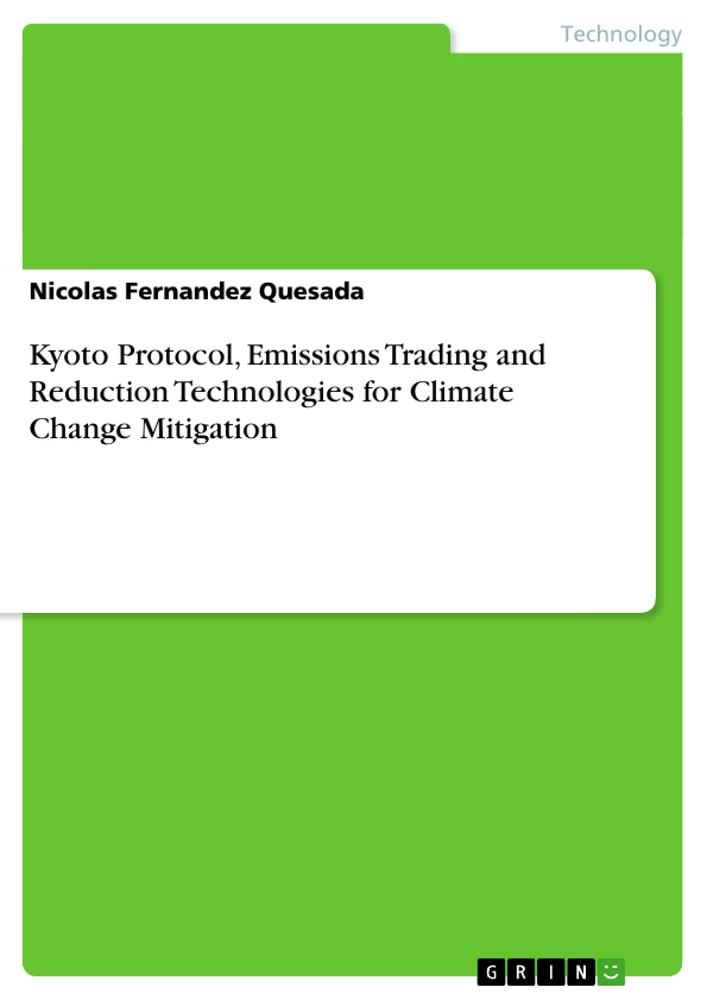 Title: Kyoto Protocol, Emissions Trading and Reduction Technologies for Climate Change Mitigation
