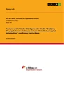 Title: Analyse und kritische Würdigung der Studie “Bridging the gap between disclosure and use of intellectual capital information” von Emma García-Meca