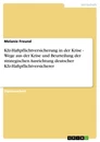 Title: Kfz-Haftpflichtversicherung in der Krise - Wege aus der Krise und Beurteilung der strategischen Ausrichtung deutscher Kfz-Haftpflichtversicherer