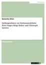 Título: Stellungnahmen zur Euthanasiedebatte: Peter Singer, Helga Kuhse und Christoph Anstötz