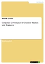Titre: Corporate Governance in Ostasien - Staaten und Regionen