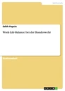 Título: Work-Life-Balance bei der Bundeswehr