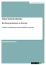 Title: Rechtspopulismus in Europa
