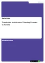 Título: Transitions to Advanced Nursing Practice in Austria