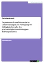 Titel: Experimentelle und theoretische Untersuchungen zur Festlegung des Gültigkeitsbereichs des geschwindigkeitsunabhängigen Reibungsansatzes