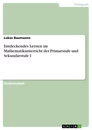 Title: Entdeckendes Lernen im Mathematikunterricht der Primarstufe und Sekundarstufe I