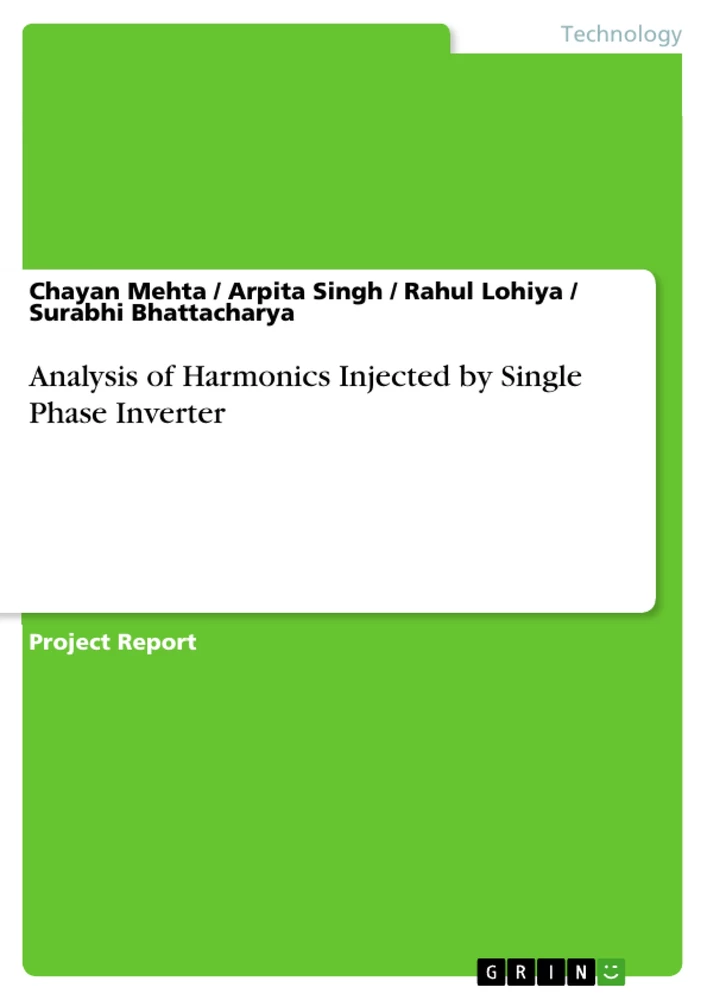 Title: Analysis of Harmonics Injected by Single Phase Inverter