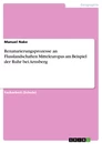 Título: Renaturierungsprozesse an Flusslandschaften Mitteleuropas am Beispiel der Ruhr bei Arnsberg