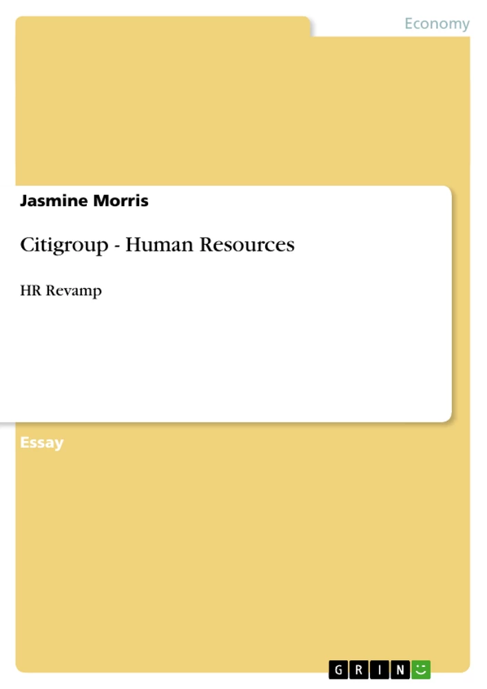 Titel: Citigroup - Human Resources