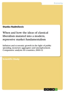 Titel: When and how the ideas of classical liberalism mutated into a modern, repressive market fundamentalism