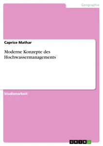 Title: Moderne Konzepte des Hochwassermanagements