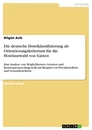 Título: Die deutsche Hotelklassifizierung als Orientierungskriterium für die Hotelauswahl von Gästen