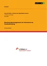 Titel: Beschwerdemanagement als Instrument zur Kundenbindung