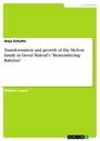 Titre: Transformation and growth of the McIvor family in David Malouf's "Remembering Babylon"