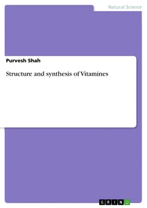 Título: Structure and synthesis of Vitamines