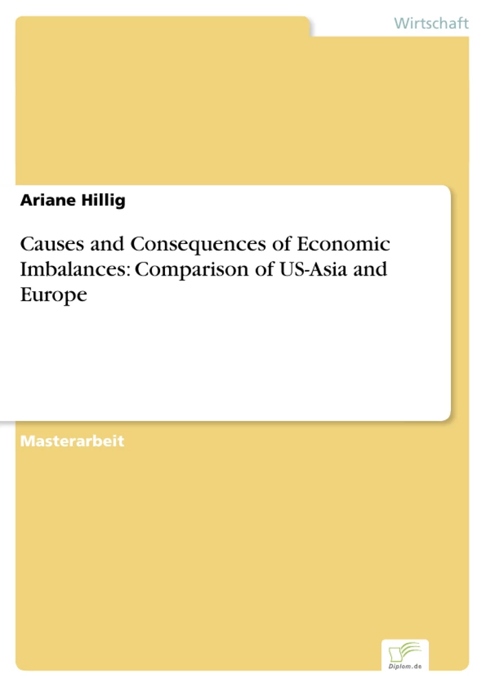 Titel: Causes and Consequences of Economic Imbalances: Comparison of US-Asia and Europe