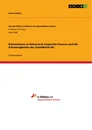 Titre: Erkenntnisse zu Behavioral Corporate Finance und die Schwierigkeiten der SolarWorld AG