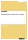 Title: Human Resources: Special Interest Groups