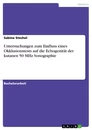 Titel: Untersuchungen zum Einfluss eines Okklusionstests auf die Echogenität der kutanen 50 MHz Sonographie