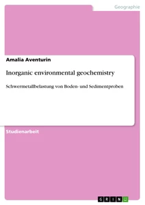 Title: Inorganic environmental geochemistry