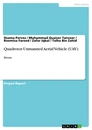 Titel: Quadrotor Unmanned Aerial Vehicle (UAV)