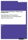 Título: Epidemiologia del Traumatismo Encefalocraneano en el Hospital Abel Gilbert Pontoón 2012