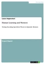 Título: Human Learning and Memory