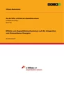 Title: Effekte von Kapazitätsmechanismen auf die Integration von Erneuerbaren Energien