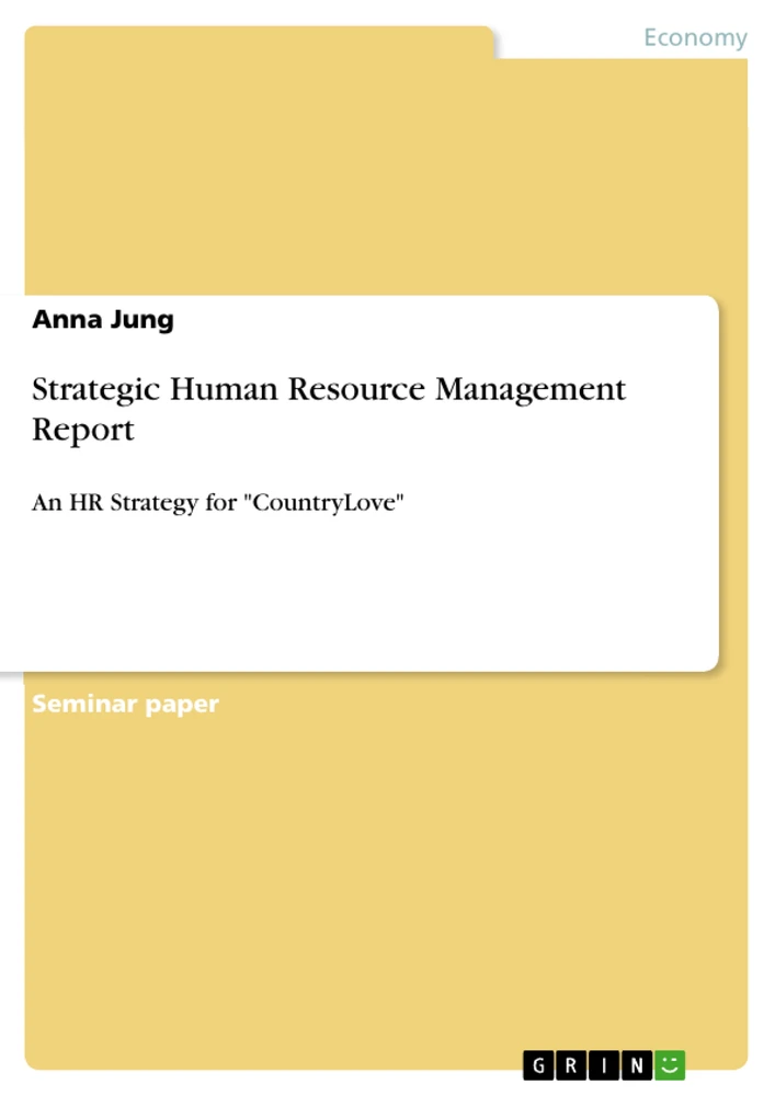 Titel: Strategic Human Resource Management Report