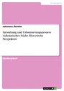 Title: Entstehung und Urbanisierungsprozess südasiatischer Städte. Historische Perspektive