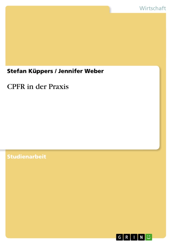 Title: CPFR in der Praxis