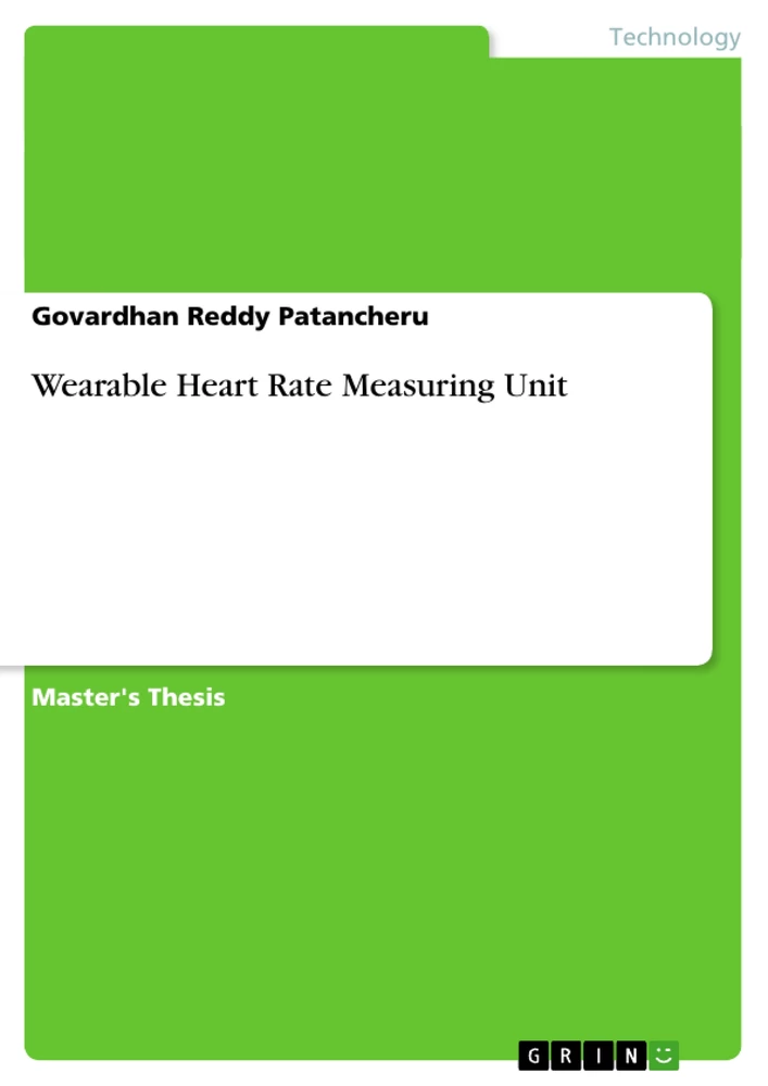 Titel: Wearable Heart Rate Measuring Unit