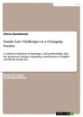 Titel: Family Law Challenges in a Changing Society