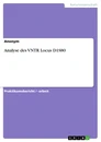 Title: Analyse des VNTR Locus D1S80