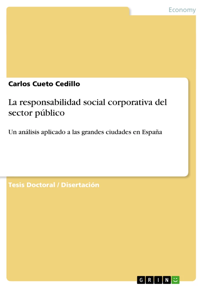 Titre: La responsabilidad social corporativa del sector público