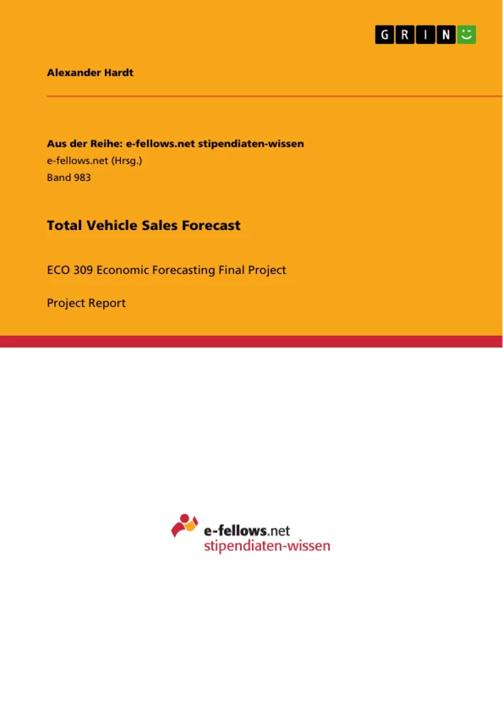 Title: Total Vehicle Sales Forecast