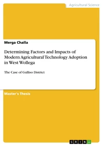 Title: Determining Factors and Impacts of Modern Agricultural Technology Adoption in West Wollega