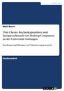 Titel: Thin Clients. Rechenkapazitäten und Energieverbrauch von Desktop Computern an der Universität Göttingen