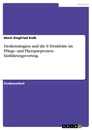 Titel: Denkstrategien und die 6 Denkhüte im Pflege- und Therapieprozess. Einführungsvortrag