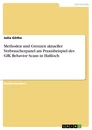 Titel: Methoden und Grenzen aktueller Verbraucherpanel am Praxisbeispiel des GfK Behavior Scans in Haßloch