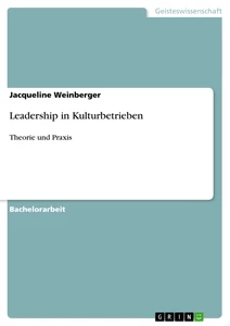 Title: Leadership in Kulturbetrieben