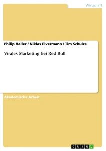 Título: Virales Marketing bei Red Bull